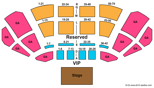 Talking Stick Resort Seating Chart
